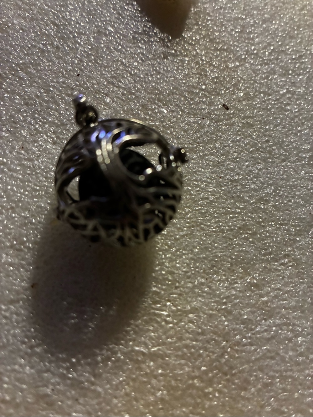 Sterling Silver Filigree Orb Pendant in Silver